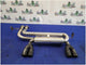 2001 - 2006 BMW M3 E46 Megan Racing Exhaust Polished Black Tips Scuffed - The Parts Farm