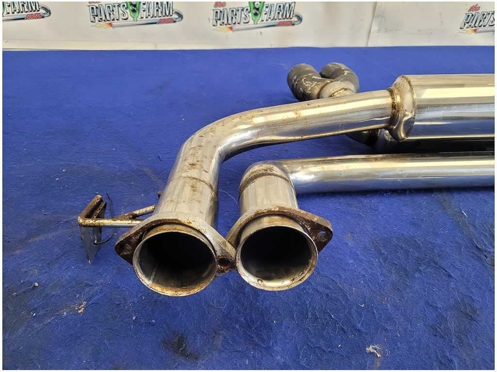 2001 - 2006 BMW M3 E46 Megan Racing Exhaust Polished Black Tips Scuffed - The Parts Farm