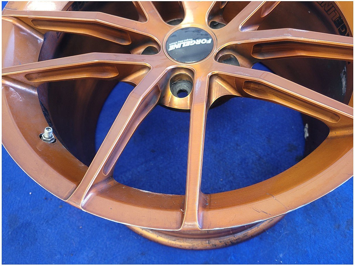 2002 Chevy Corvette Forgeline AR1 Wheels 18x11 18x12 Bronze Rims *Read* 2846 - The Parts Farm