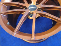 2002 Chevy Corvette Forgeline AR1 Wheels 18x11 18x12 Bronze Rims *Read* 2846 - The Parts Farm