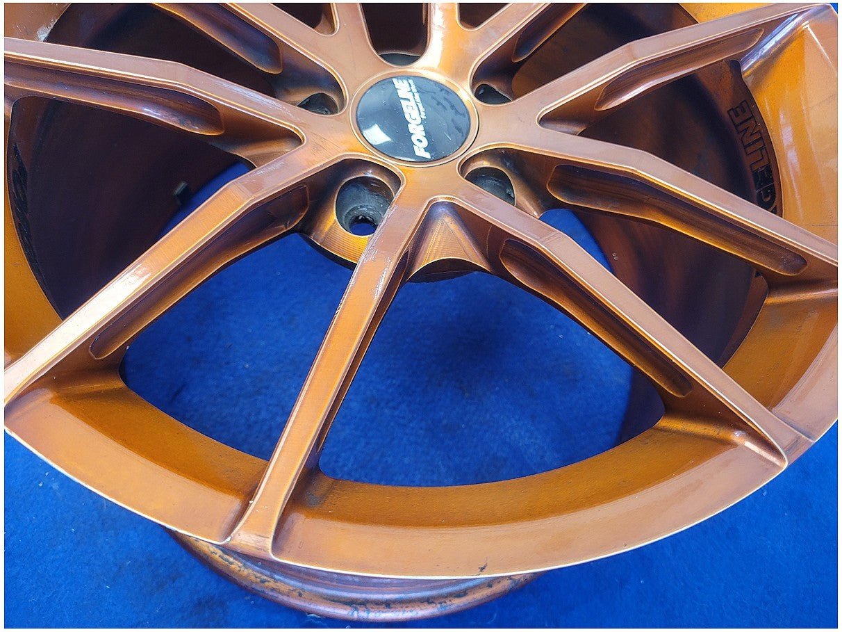 2002 Chevy Corvette Forgeline AR1 Wheels 18x11 18x12 Bronze Rims *Read* 2846 - The Parts Farm