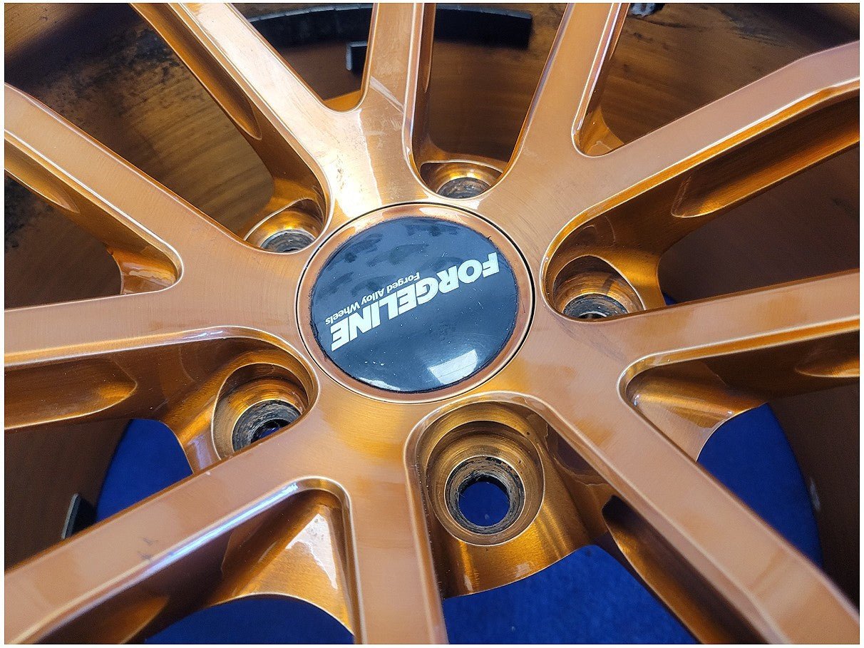 2002 Chevy Corvette Forgeline AR1 Wheels 18x11 18x12 Bronze Rims *Read* 2846 - The Parts Farm