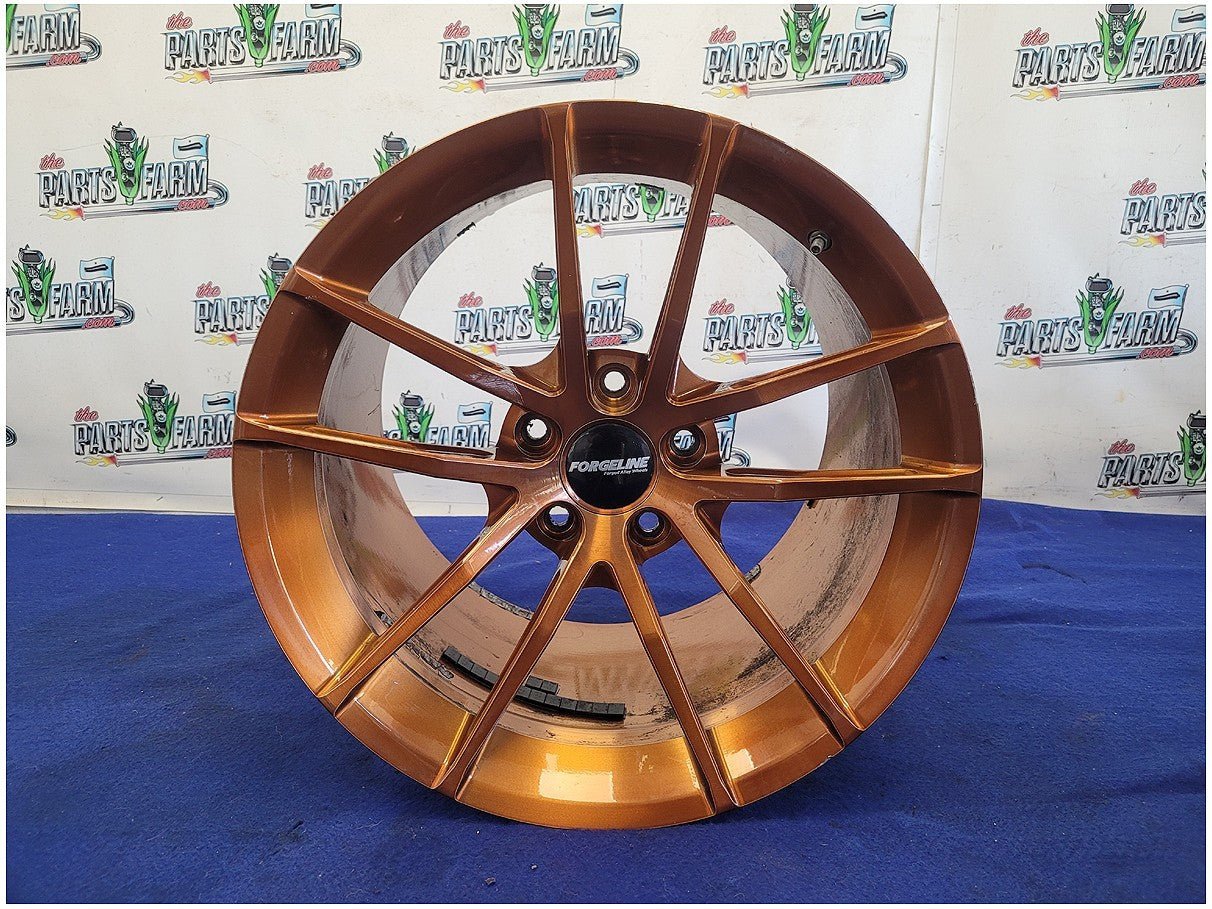 2002 Chevy Corvette Forgeline AR1 Wheels 18x11 18x12 Bronze Rims *Read* 2846 - The Parts Farm