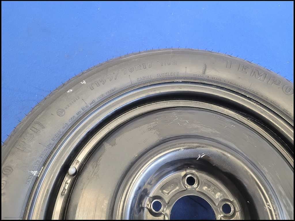 2003 - 2004 Ford Mustang Cobra GT Wheel 17x4 Compact Spare Steel Rim Tire - The Parts Farm