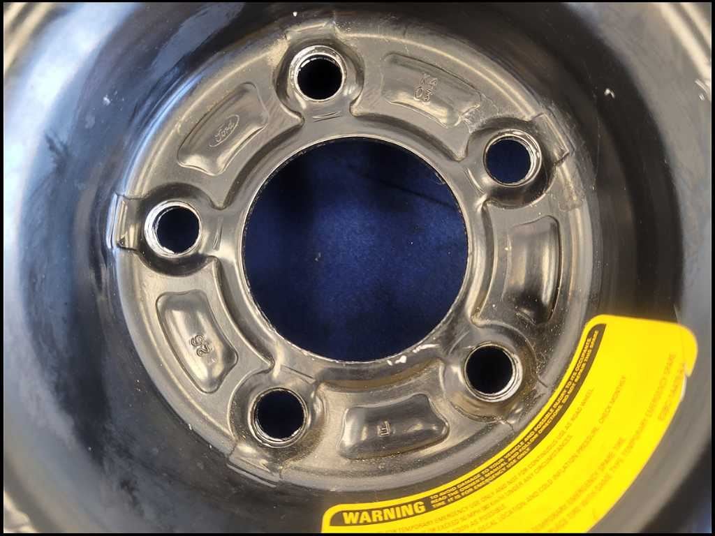 2003 - 2004 Ford Mustang Cobra GT Wheel 17x4 Compact Spare Steel Rim Tire - The Parts Farm