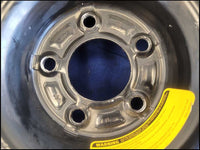 2003 - 2004 Ford Mustang Cobra GT Wheel 17x4 Compact Spare Steel Rim Tire - The Parts Farm