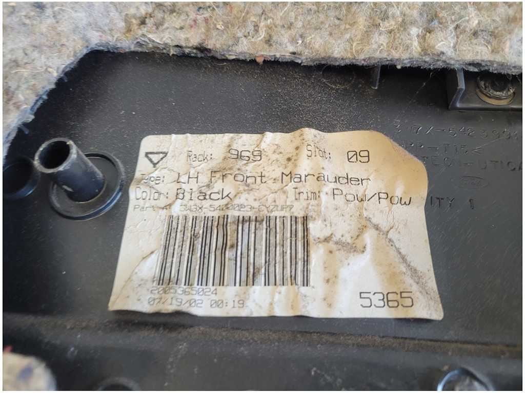 2003 - 2004 Mercury Marauder 4.6 Sedan Driver Front Door Panel Card *Read* 2625 - The Parts Farm