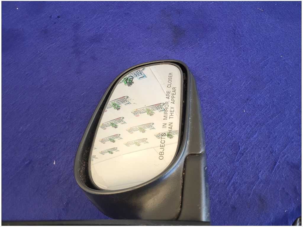 2003 - 2004 Mercury Marauder 4.6L Passenger Rear View Mirror *Read* Black 2625 - The Parts Farm