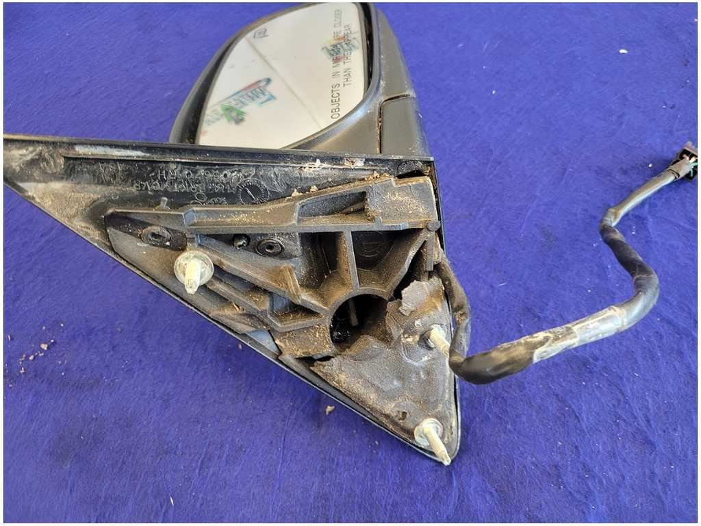 2003 - 2004 Mercury Marauder 4.6L Passenger Rear View Mirror *Read* Black 2625 - The Parts Farm