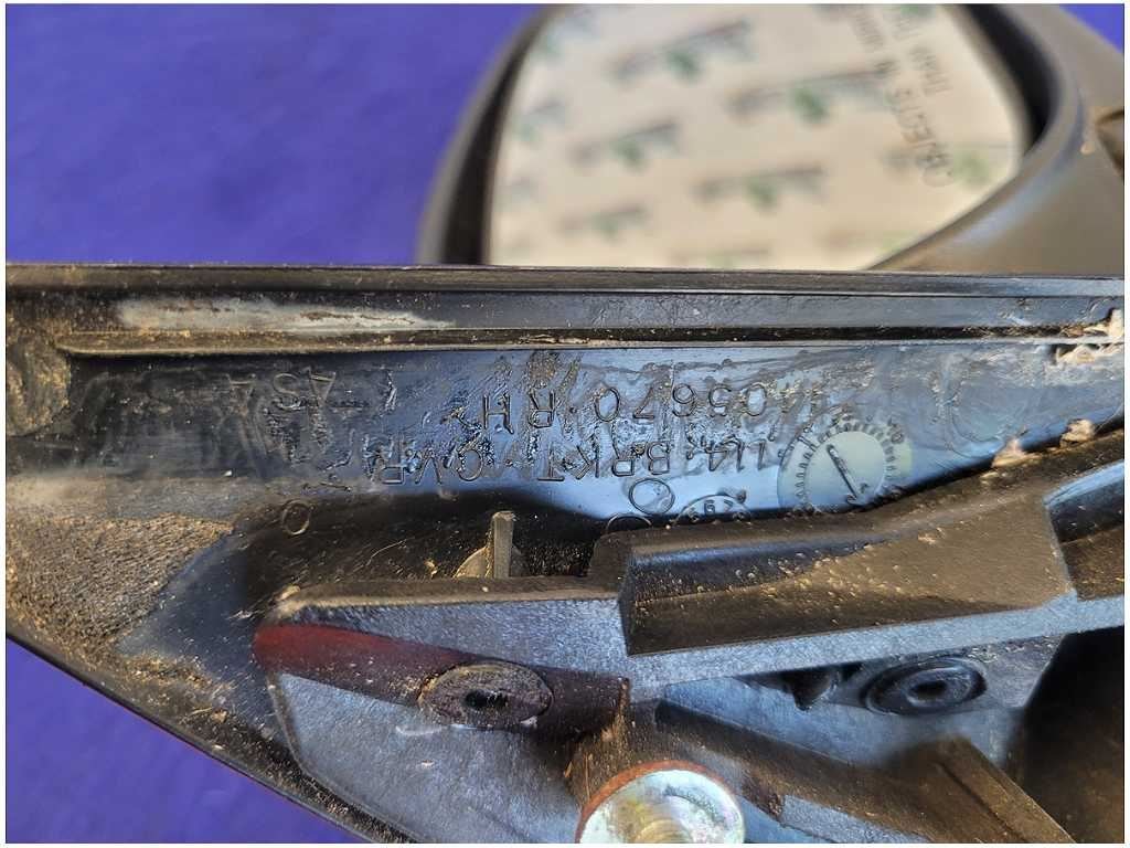 2003 - 2004 Mercury Marauder 4.6L Passenger Rear View Mirror *Read* Black 2625 - The Parts Farm