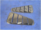 2005 - 2009 Ford Mustang Coupe Pair Quarter Window Scoops Louvers Black 2857 - The Parts Farm