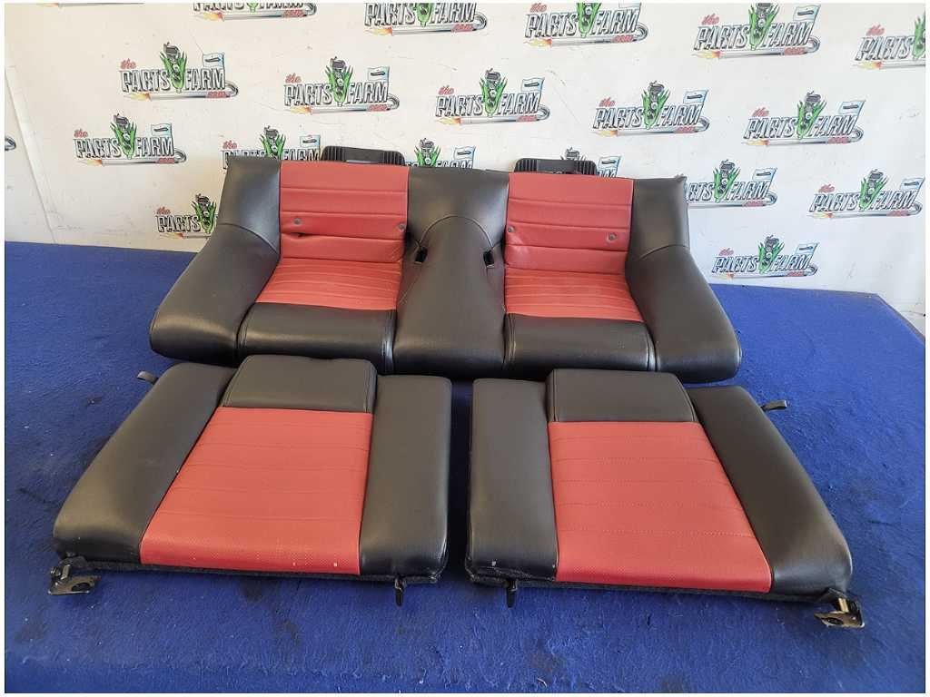2005 - 2009 Ford Mustang GT GT500 Coupe Rear Leather Seats Back *Scuffs* 2808 - The Parts Farm