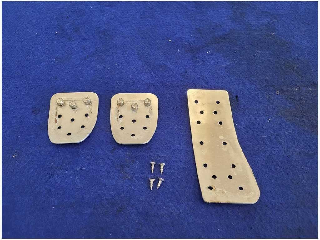 2005 - 2009 Ford Mustang GT S197 Aftermarket Pedal Covers Clutch Brake Gas 2857 - The Parts Farm