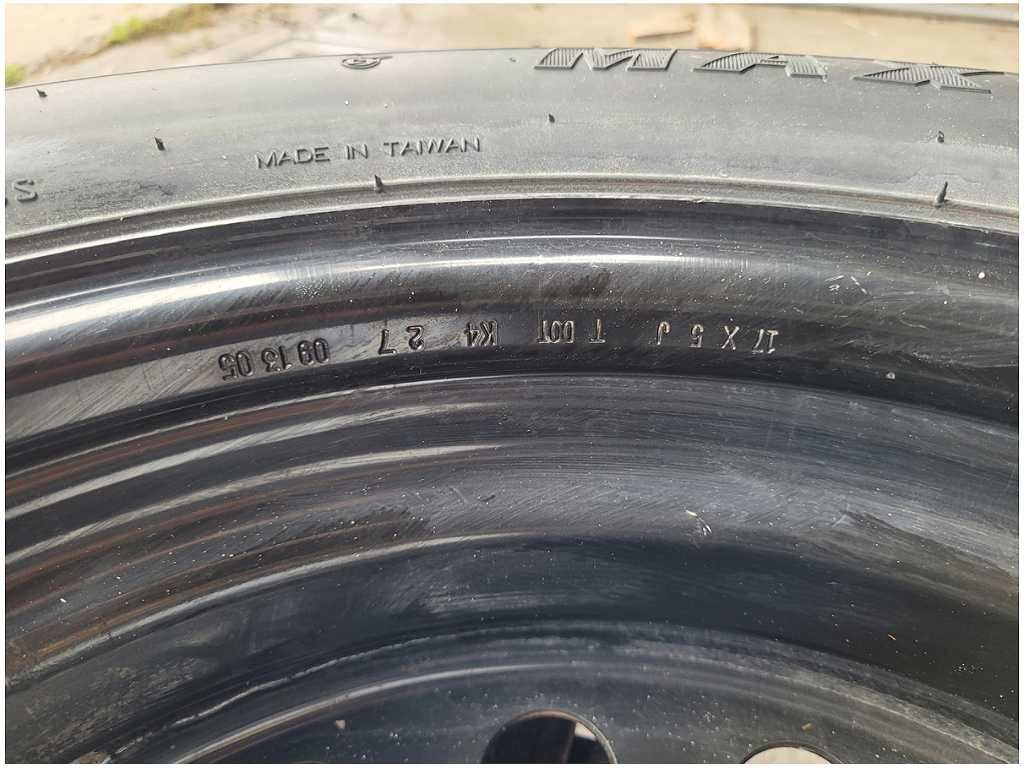2005 - 2011 Ford Mustang GT Wheel 17x5 Compact Spare Tire Emergency 2723 - The Parts Farm