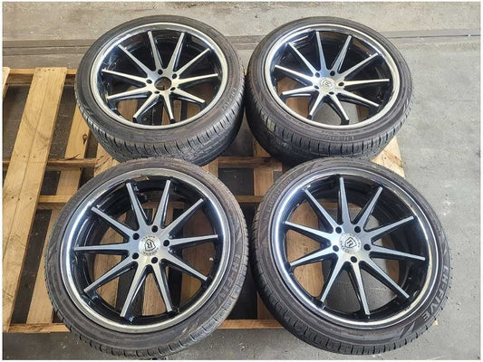 2005 - 2014 Ford Mustang GT Set Rohana Wheels 20x9 20x10 Spoke *Read* 2728 - The Parts Farm
