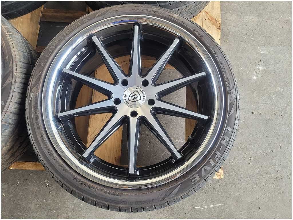 2005 - 2014 Ford Mustang GT Set Rohana Wheels 20x9 20x10 Spoke *Read* 2728 - The Parts Farm