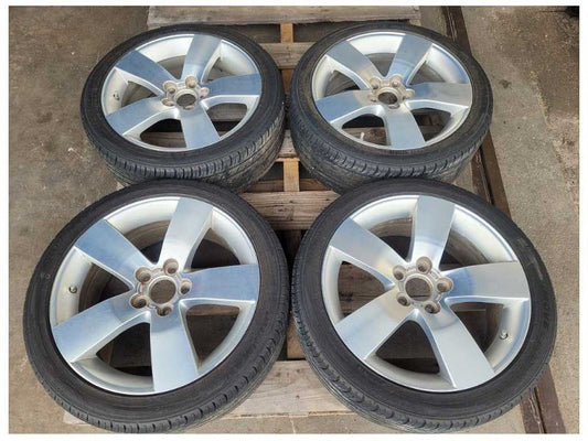 2008 - 2009 Pontiac G8 Sedan 6.0L V8 Set Wheel 19x8 Silver Spoke Scuffs 2529 - The Parts Farm