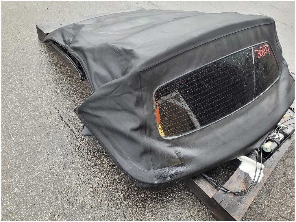 2008 - 2014 Ford Mustang Convertible Top Frame Heated Glass Window Black 2807 - The Parts Farm