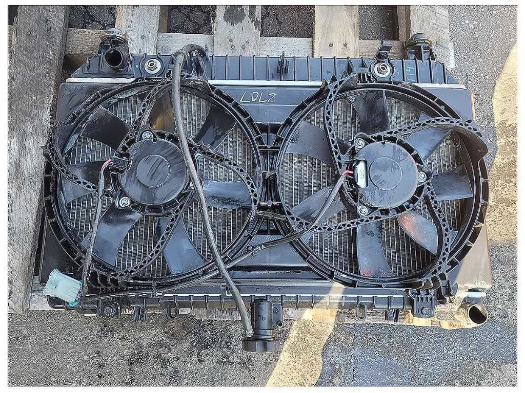 2010 - 2011 Chevrolet Camaro SS Radiator Fan Condenser M/T Cooling Engine 2588 - The Parts Farm