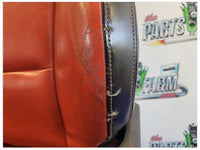 2010 - 2012 Chevrolet Camaro SS Coupe Set Seats Leather Heat Orange Scuffs 2707 - The Parts Farm