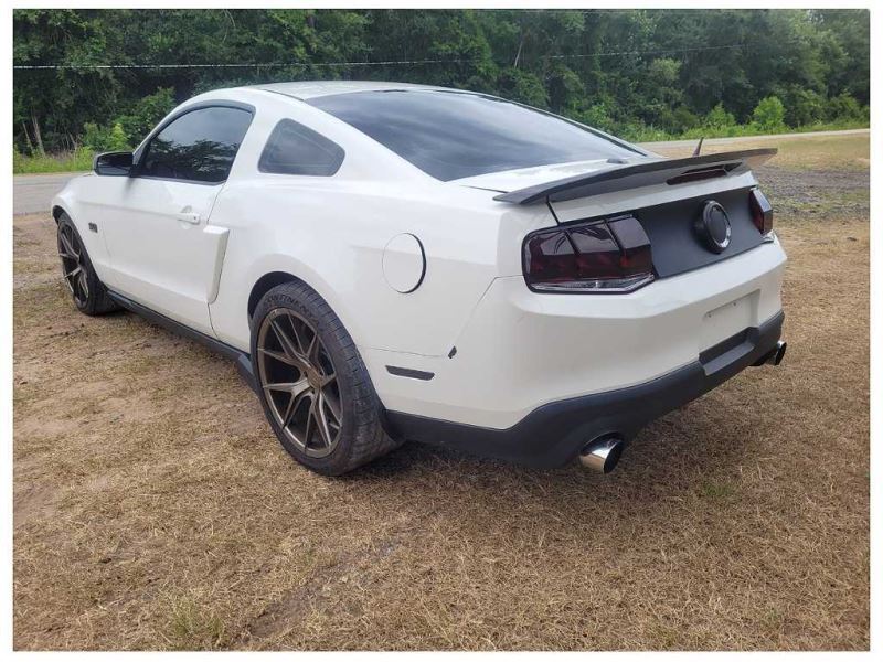 2010 - 2012 Ford Mustang GT Passenger Rear View Mirror Spotter Glass Paint HP 2591 - The Parts Farm