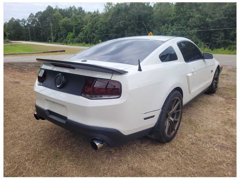 2010 - 2012 Ford Mustang GT Passenger Rear View Mirror Spotter Glass Paint HP 2591 - The Parts Farm