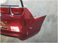 2010 - 2013 Chevrolet Camaro SS Rear Bumper Cover No Rear Park Assist Maroon 2732 - The Parts Farm