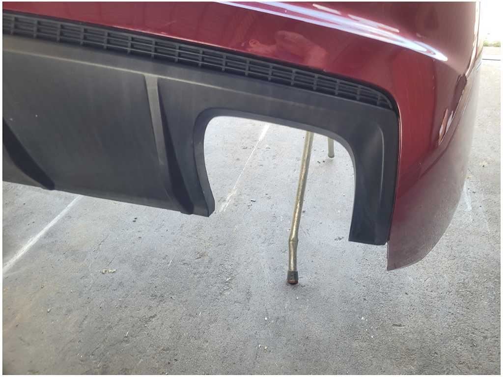 2010 - 2013 Chevrolet Camaro SS Rear Bumper Cover No Rear Park Assist Maroon 2732 - The Parts Farm