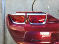 2010 - 2013 Chevrolet Camaro SS Rear Bumper Cover No Rear Park Assist Maroon 2732 - The Parts Farm