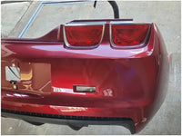 2010 - 2013 Chevrolet Camaro SS Rear Bumper Cover No Rear Park Assist Maroon 2732 - The Parts Farm