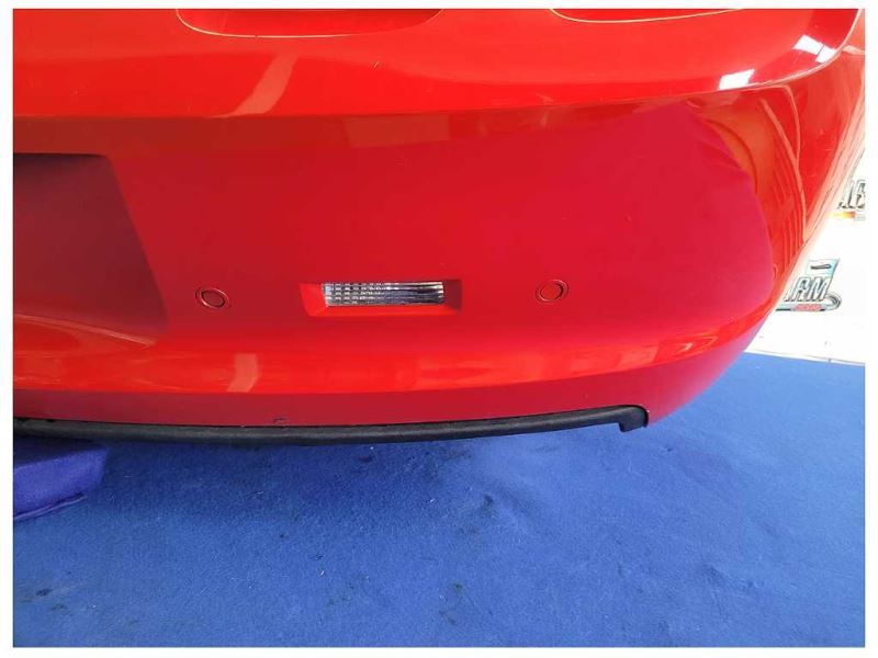 2010 - 2013 Chevrolet Camaro SS Rear Bumper Cover Park Assist Paint Red 2525 - The Parts Farm