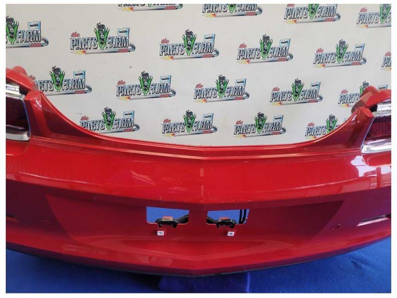 2010 - 2013 Chevrolet Camaro SS Rear Bumper Cover Park Assist Paint Red 2525 - The Parts Farm