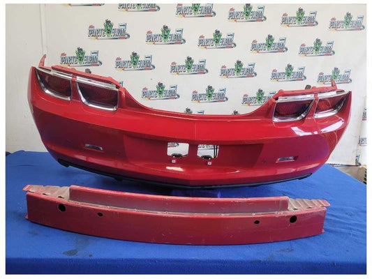 2010 - 2013 Chevrolet Camaro SS Rear Bumper Cover Park Assist Paint Red 2525 - The Parts Farm