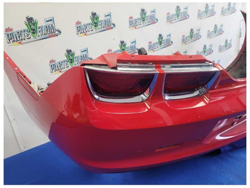 2010 - 2013 Chevrolet Camaro SS Rear Bumper Cover Park Assist Paint Red 2525 - The Parts Farm