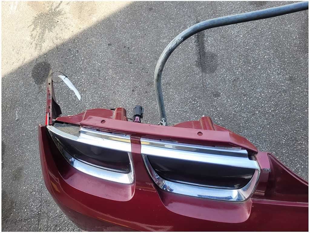 2010 - 2013 Chevrolet Camaro SS Rear Bumper Cover Rear Park Paint Maroon 2850 - The Parts Farm