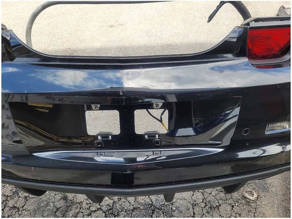 2010 - 2013 Chevy Camaro SS Rear Bumper Cover Rear Park Assist Paint Black 2725 - The Parts Farm