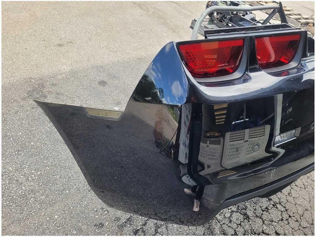 2010 - 2013 Chevy Camaro SS Rear Bumper Cover Rear Park Assist Paint Black 2725 - The Parts Farm