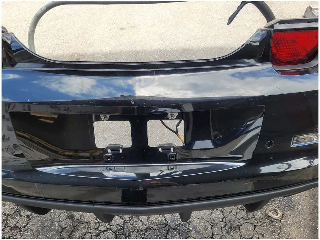 2010 - 2013 Chevy Camaro SS Rear Bumper Cover Rear Park Assist Paint Black 2725 - The Parts Farm