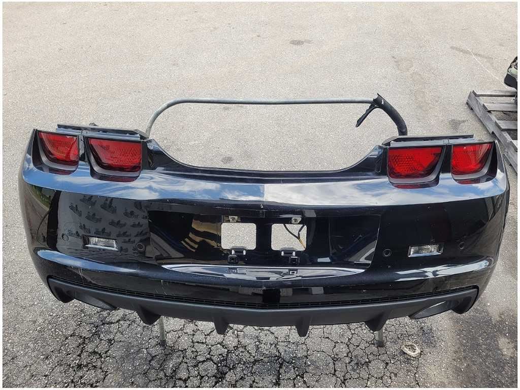 2010 - 2013 Chevy Camaro SS Rear Bumper Cover Rear Park Assist Paint Black 2725 - The Parts Farm