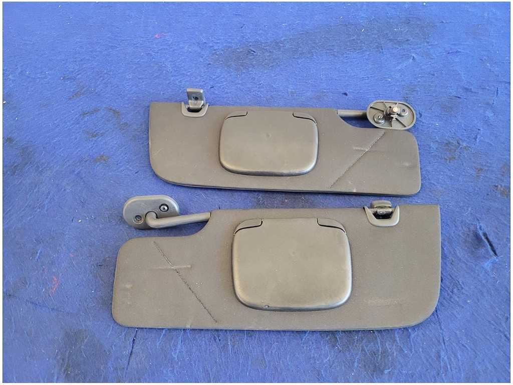 2010 - 2014 Ford Mustang GT Convertible Pair Front Sun Visors Mirror Faded 2807 - The Parts Farm