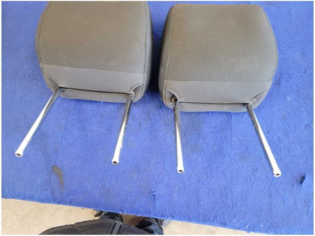 2010 - 2014 Ford Mustang GT Coupe Front Cloth Headrest Pair 2759 - The Parts Farm