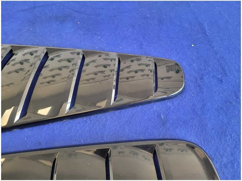 2010 - 2014 Ford Mustang GT Coupe Pair Rear Window Louvers Panels Paint 2880 - The Parts Farm