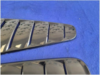 2010 - 2014 Ford Mustang GT Coupe Pair Rear Window Louvers Panels Paint 2880 - The Parts Farm