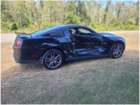 2010 - 2014 Ford Mustang GT Pair Side Quarter Window Louvers Paint UA 2773 - The Parts Farm