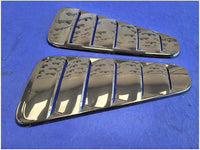 2010 - 2014 Ford Mustang GT Pair Side Quarter Window Louvers Paint UA 2773 - The Parts Farm