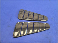 2010 - 2014 Ford Mustang GT Pair Side Quarter Window Louvers Paint UA 2773 - The Parts Farm