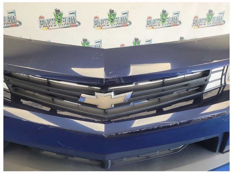 2010 - 2015 Chevrolet Camaro OEM ZL1 Front Bumper Cover Grill LSA Blue 2588 - The Parts Farm