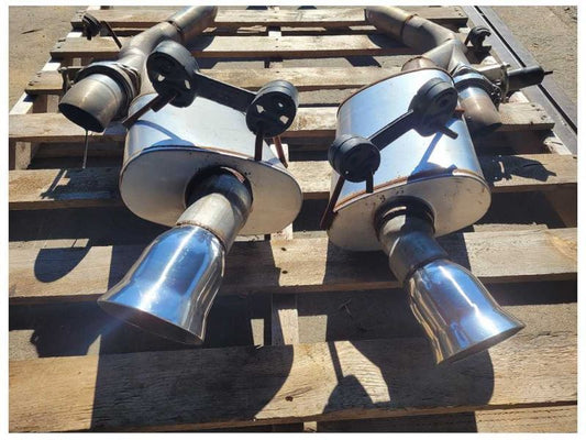 2010-2015 Chevrolet Camaro SS Cat Back Electric Cut Outs Muffler Exhaust 2263