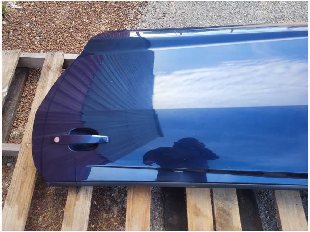 2010 - 2015 Chevrolet Camaro SS Coupe Driver Left Front Door Shell Paint Blue 2820 - The Parts Farm