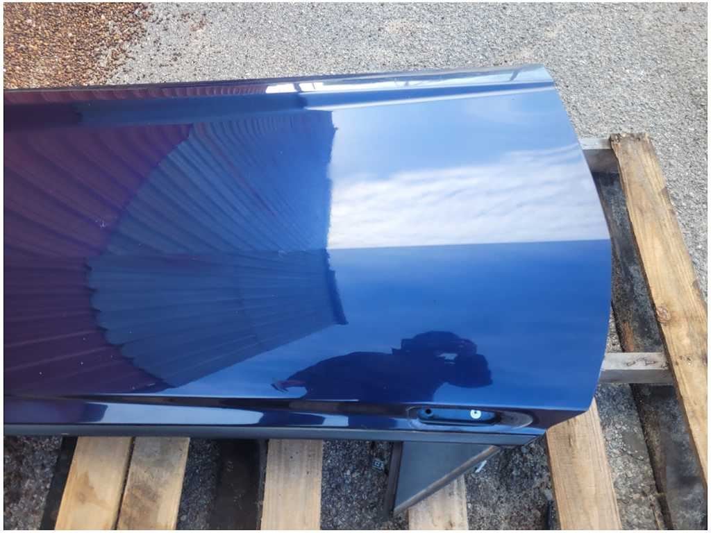 2010 - 2015 Chevrolet Camaro SS Coupe Driver Left Front Door Shell Paint Blue 2820 - The Parts Farm